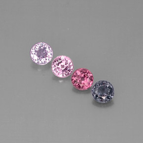 Achetez naturel ct multicolore spinelle gems, coupe roude, en provenance myanmar (birmanie) chez gemselect. en stock, livraison internationale!