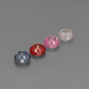 Achetez naturel ct multicolore spinelle gems, coupe roude, en provenance myanmar (birmanie) chez gemselect. en stock, livraison internationale!