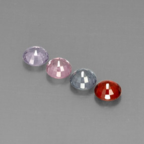 Achetez naturel ct multicolore spinelle gems, coupe roude, en provenance myanmar (birmanie) chez gemselect. en stock, livraison internationale!
