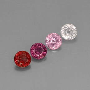 Achetez naturel ct multicolore spinelle gems, coupe roude, en provenance myanmar (birmanie) chez gemselect. en stock, livraison internationale!