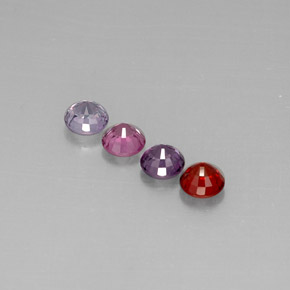 Achetez naturel ct multicolore spinelle gems, coupe roude, en provenance myanmar (birmanie) chez gemselect. en stock, livraison internationale!