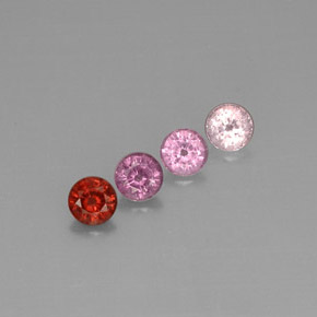 Achetez naturel ct multicolore spinelle gems, coupe roude, en provenance myanmar (birmanie) chez gemselect. en stock, livraison internationale!