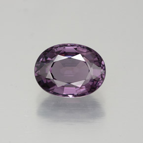 Spinelle violet naturelle coupe ovale, 1,70 ct, VVS