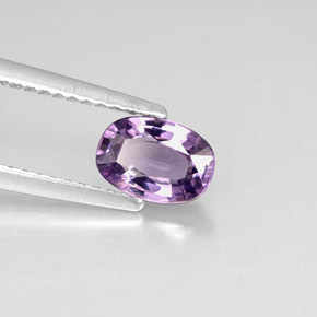 Spinelle pourpre naturelle coupe ovale, 0,87 ct, VS