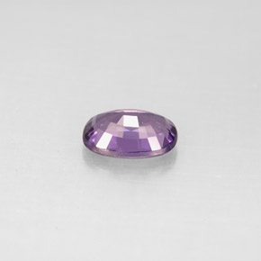 Spinelle pourpre naturelle coupe ovale, 0,87 ct, VS