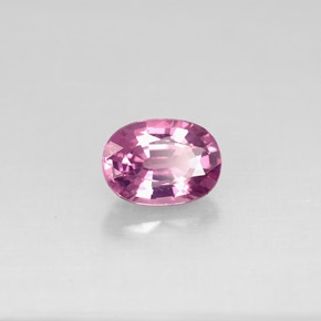 Spinelle rose naturelle coupe ovale, 1,03 ct, VS