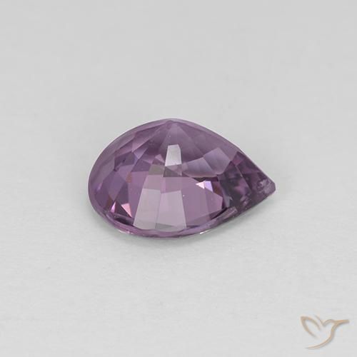 Spinelle pourpre naturelle en forme de poire, 1,15 ct, VS