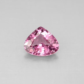 Spinelle rose naturelle en forme de poire, 1,15 ct, VS