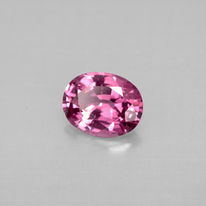 Spinelle violet naturelle coupe ovale, 1,17 ct, VVS-VS