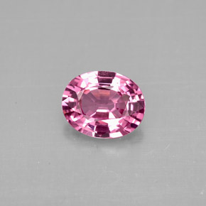 Spinelle violet naturelle coupe ovale, 1,01 ct, VVS-VS