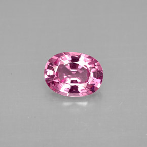 Spinelle rose naturelle coupe ovale, 0,90 ct, VVS-VS