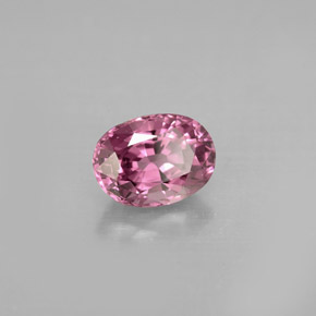 Spinelle rose naturelle coupe ovale, 1,10 ct, VVS-VS