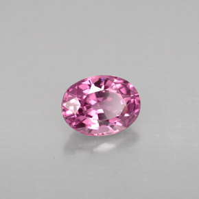 Spinelle rose naturelle coupe ovale, 1,10 ct, VVS-VS
