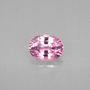 Spinelle rose naturelle coupe ovale, 1,14 ct, VVS-VS