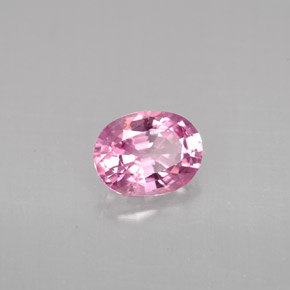 Spinelle rose naturelle coupe ovale, 1,14 ct, VVS-VS