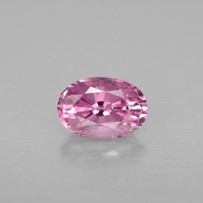 Spinelle rose naturelle coupe ovale, 1,10 ct, VVS-VS