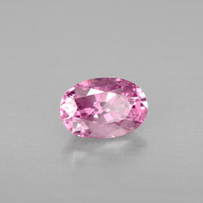 Spinelle rose naturelle coupe ovale, 1,10 ct, VVS-VS