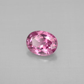 Spinelle rose naturelle coupe ovale, 1,08 ct, VS