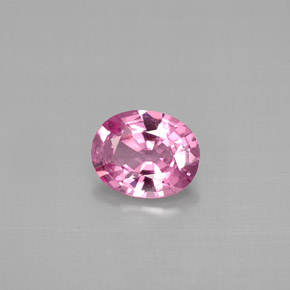 Spinelle rose naturelle coupe ovale, 1,06 ct, VS