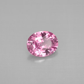 Spinelle rose naturelle coupe ovale, 1,06 ct, VS