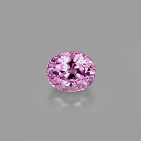 Spinelle violet naturelle coupe ovale, 1,24 ct, VS