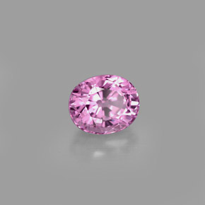 Spinelle violet naturelle coupe ovale, 1,24 ct, VS