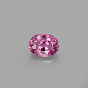 Spinelle rose naturelle coupe ovale, 0,99 ct, VS