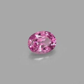 Spinelle rose naturelle coupe ovale, 0,99 ct, VS