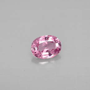 Spinelle rose naturelle coupe ovale, 0,78 ct, VS