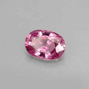 Spinelle rose naturelle coupe ovale, 1,04 ct, VS