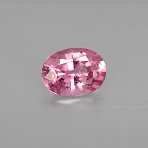 Spinelle rose naturelle coupe ovale, 1,16 ct, VS