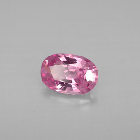 Spinelle rose naturelle coupe ovale, 1,15 ct, VS