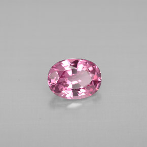 Spinelle rose naturelle coupe ovale, 0,97 ct, VS
