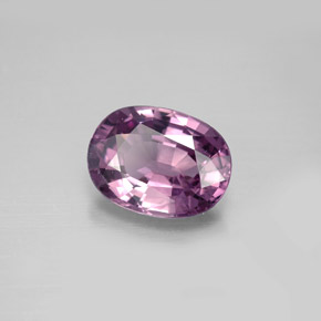 Spinelle violet naturelle coupe ovale, 2,59 ct, VVS-VS