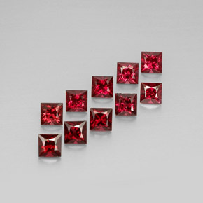 Achetez naturel ct rouge spinelle gems, carré, en provenance myanmar (birmanie) chez gemselect. en stock, livraison internationale!