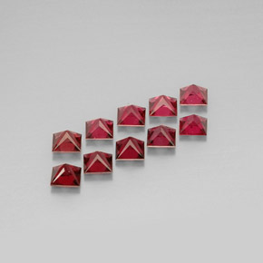 Achetez naturel ct rouge spinelle gems, carré, en provenance myanmar (birmanie) chez gemselect. en stock, livraison internationale!