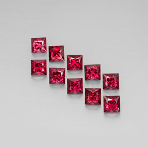 Achetez naturel ct rouge spinelle gems, carré, en provenance myanmar (birmanie) chez gemselect. en stock, livraison internationale!