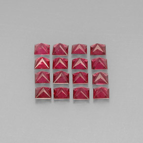 Achetez naturel ct rouge spinelle gems, carré, en provenance myanmar (birmanie) chez gemselect. en stock, livraison internationale!