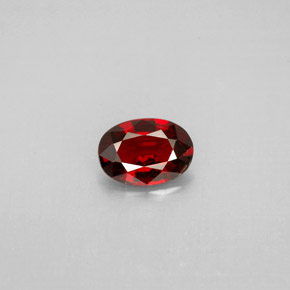Spinelle  naturelle coupe ovale, 0,63 ct, VVS