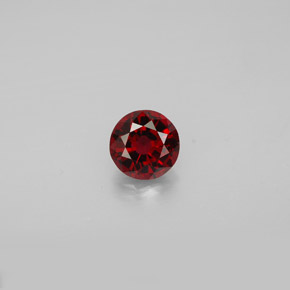 Spinelle rouge naturelle coupe roude, 0,70 ct, VS
