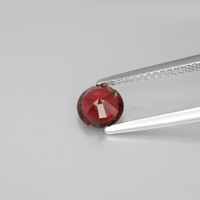 Spinelle rouge naturelle coupe roude, 0,70 ct, VS