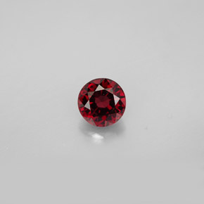 Spinelle rouge naturelle coupe roude, 0,83 ct, VVS-VS
