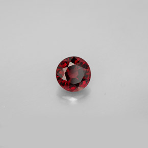 Spinelle rouge naturelle coupe roude, 0,83 ct, VVS-VS