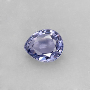 Spinelle bleue naturelle en forme de poire, 0,94 ct, VS