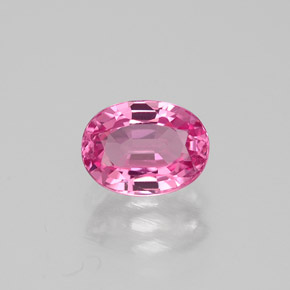 Spinelle rose naturelle coupe ovale, 0,86 ct, VVS-VS