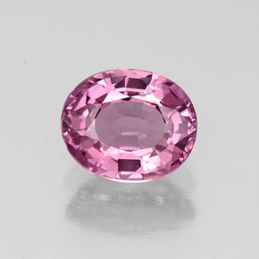 Spinelle rose naturelle coupe ovale, 0,87 ct, VVS-VS
