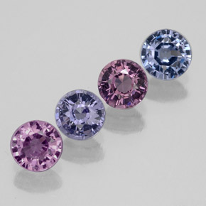 Achetez naturel ct multicolore spinelle gems, coupe roude, en provenance tanzanie chez gemselect. en stock, livraison internationale!
