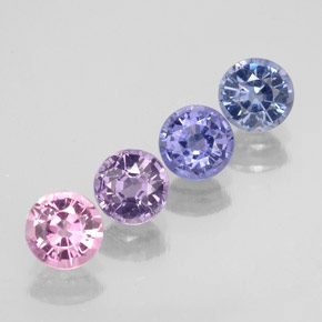 Achetez naturel ct multicolore spinelle gems, coupe roude, en provenance tanzanie chez gemselect. en stock, livraison internationale!