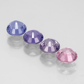 Achetez naturel ct multicolore spinelle gems, coupe roude, en provenance tanzanie chez gemselect. en stock, livraison internationale!