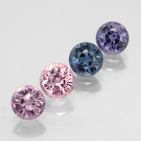 Achetez naturel ct multicolore spinelle gems, coupe roude, en provenance tanzanie chez gemselect. en stock, livraison internationale!